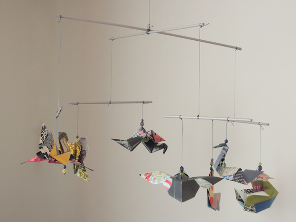 deco chambre bebe origami