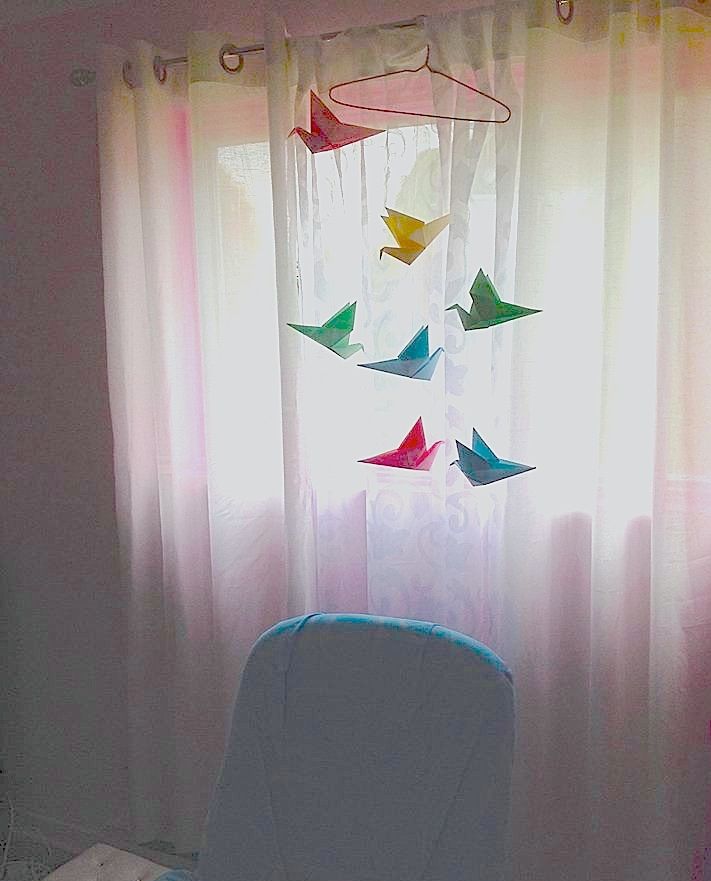deco chambre bebe origami