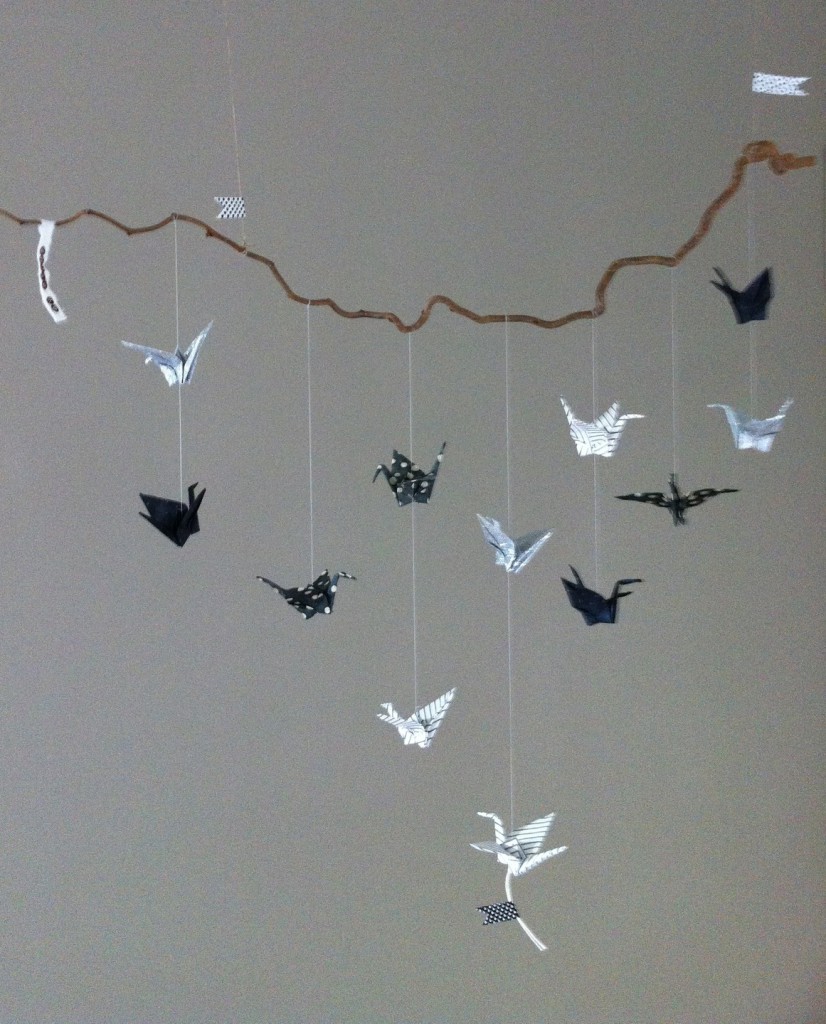 deco chambre bebe origami