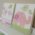 deco chambre fille oiseaux