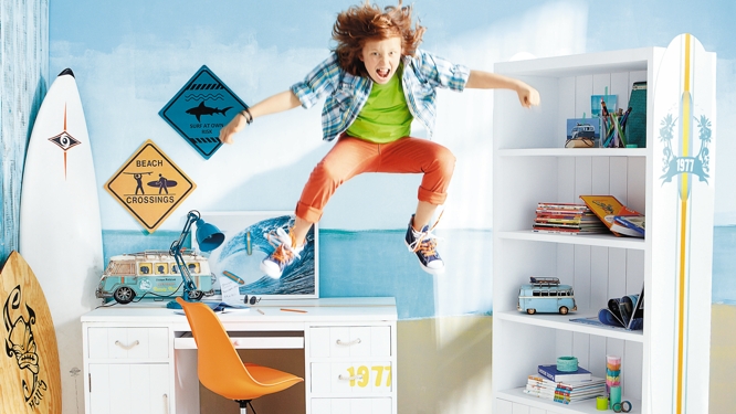 deco chambre garcon surf
