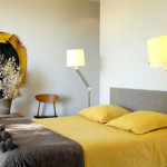 deco chambre jaune et gris