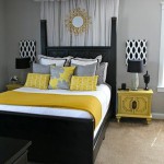 deco chambre jaune et gris