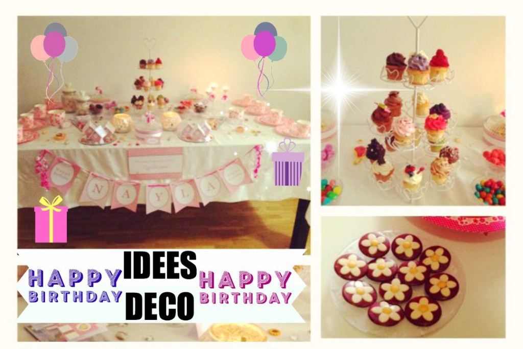 decoration anniversaire fille a fabriquer