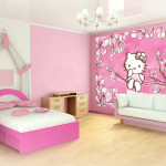 decoration chambre bebe fille hello kitty