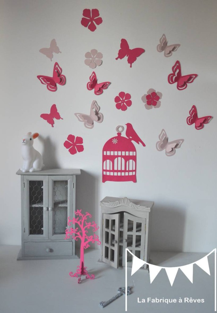 decoration chambre bebe fille stickers