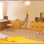 decoration chambre bebe girafe