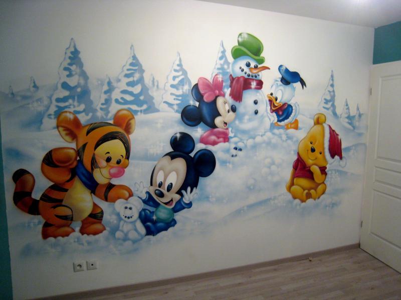 decoration chambre bebe walt disney