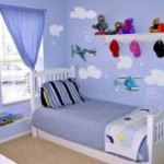 decoration chambre garcon avion