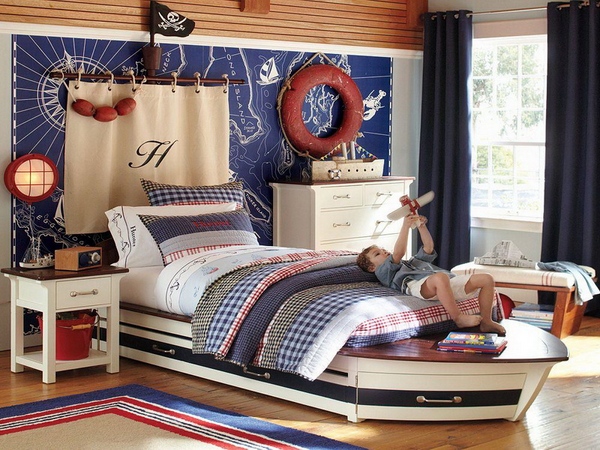 decoration chambre nautique