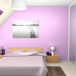 decoration chambre parme