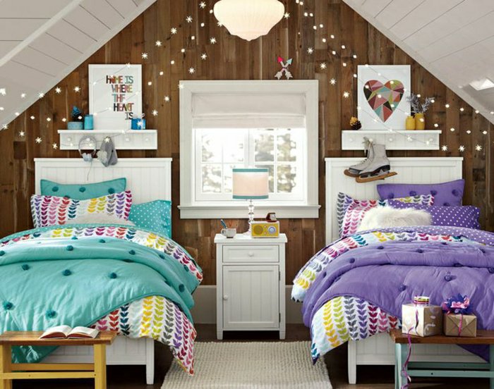 decoration chambre pour deux filles
