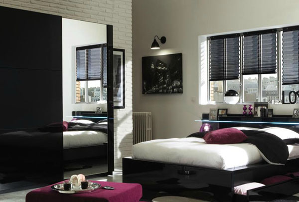 decoration chambre style loft