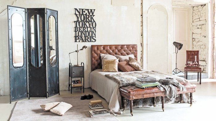 decoration chambre style loft