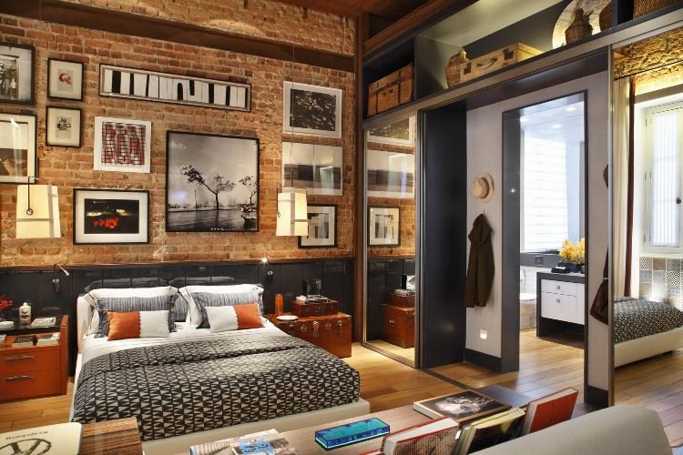 decoration chambre style usine