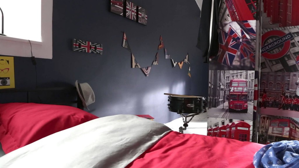 decoration chambre theme londres