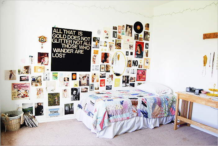 decoration chambre vintage ado