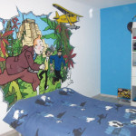 decoration de chambre tintin