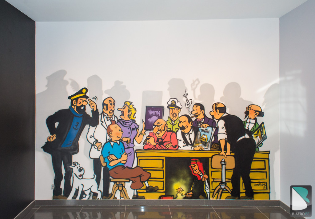 decoration de chambre tintin