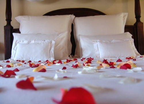 decoration lit st valentin