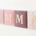 decoration murale tissu bebe