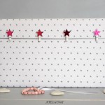 decoration murale tissu bebe