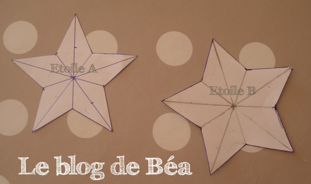 fabriquer deco noel etoile 3d