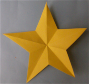 fabriquer deco noel etoile 3d