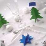 fabriquer deco table noel