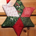 faire decoration de noel en tissu