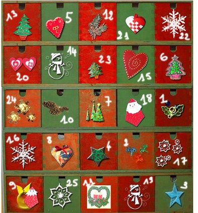 modele de calendrier de l avent a faire soi meme