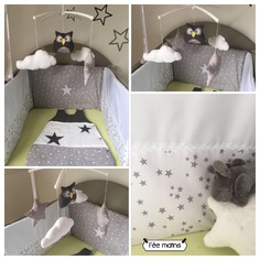 tour de lit bebe jumeaux