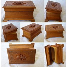 boite a bijoux ancienne en bois