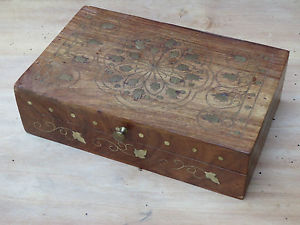 boite a bijoux ancienne en bois