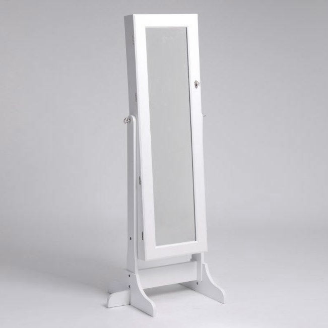 boite a bijoux avec miroir inclinable