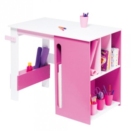 bureau en bois pour fille