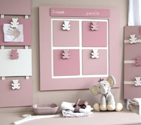 cadre photo chambre bebe fille