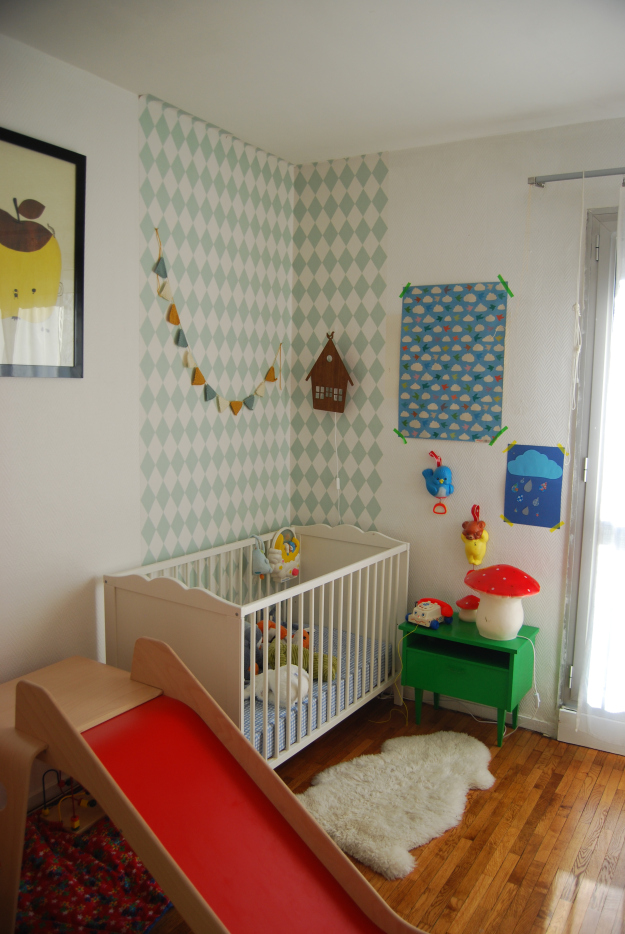 chambre bebe decoration vintage
