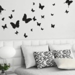 chambre deco papillon