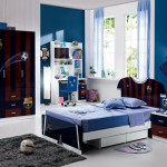 deco chambre ado bleu et gris