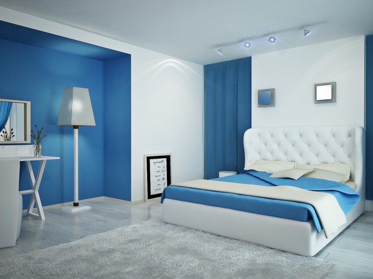 deco chambre ado bleu et gris