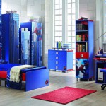 deco chambre ado bleu et gris