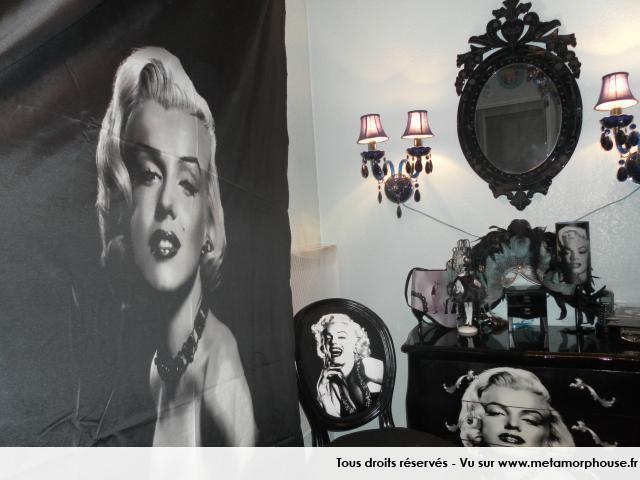 deco chambre ado fille marilyn monroe
