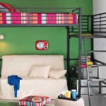 deco chambre ado gris vert