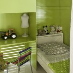 deco chambre ado gris vert