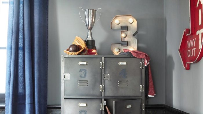 deco chambre ado metal