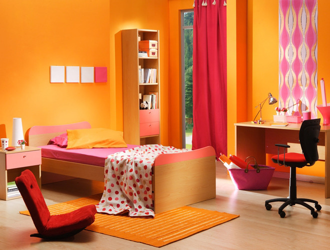 deco chambre ado orange