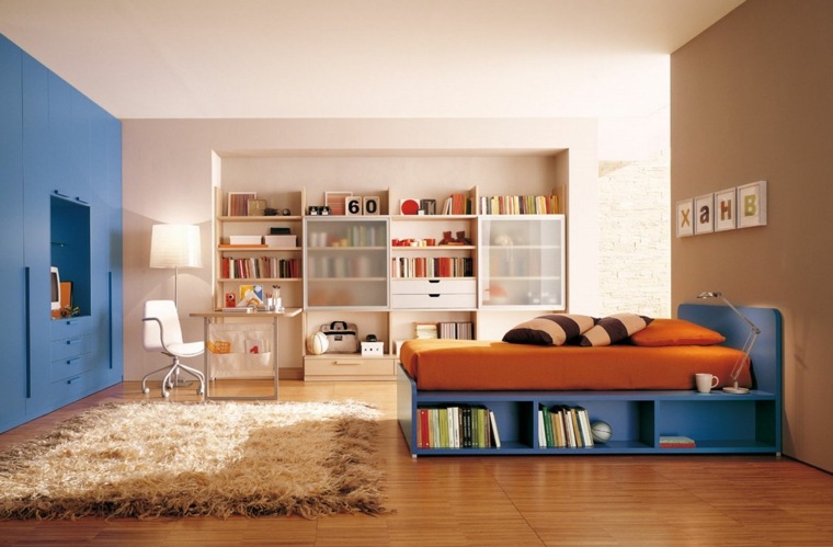 deco chambre ado orange
