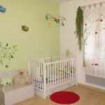 deco chambre bebe en vert