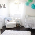 deco chambre bebe mur blanc